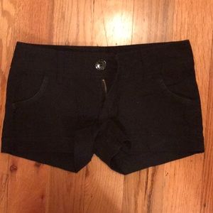 Black shorts